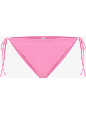 Açık Pembe Bağlamalı Düşük Bel Bikini Altı