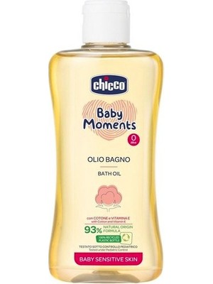 Chicco Sensitive Bebek Masaj Yağı Pamuk Yağı ve E Vitamini İçeren 200 ml