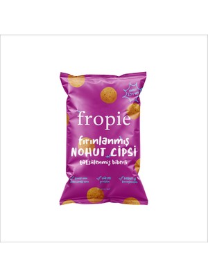 Fropie Fırınlanmış Nohut Cipsi 50 gr Tütsülenmiş Biber Çeşnili Yüksek Proteinli ve Glutensiz