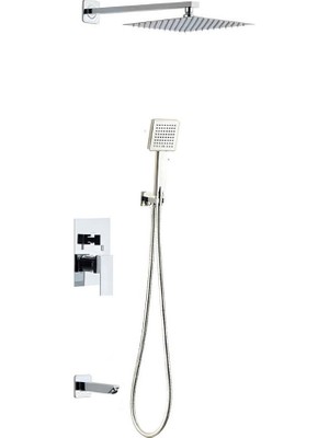 Aqua Krom Ankastre Banyo Bataryası Set 94111S