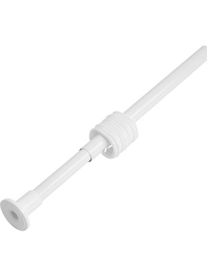 Banio Home - Düz Ayarlanabilir Banyo Duş Perde Borusu (110 CM-200 Cm)
