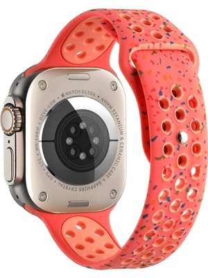 ZORE Watch 7 45MM Kordon Yeni Seri 2023 Krd-02 Uyumlu Strap Kayış Zore - TURUNCU-8680436726921-TCHS95149