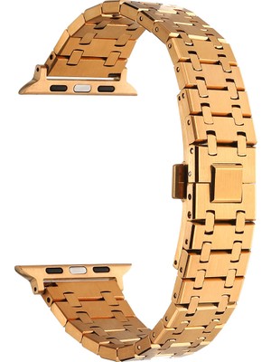 ZORE Watch 7 45MM Uyumlu Krd-83 Metal Kordon Zore - Rose GOLD-8680436674710-TCHS91101