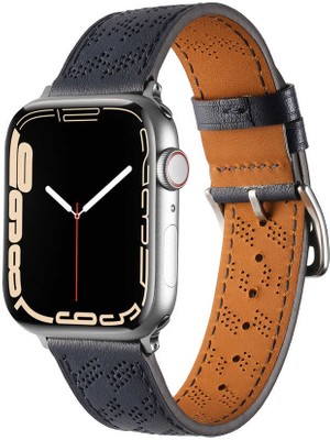 ZORE ​​​watch Ultra 49MM Uyumlu Krd-76 Pu Deri Kordon Strap Kayış Zore - LACIVERT-8680436646939-TCHS82789