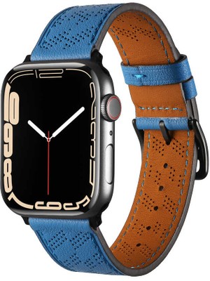 ZORE ​​​watch 42MM Uyumlu Krd-76 Pu Deri Kordon Strap Kayış Zore - MAVI-8680436646908-TCHS82770