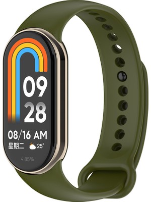 ZORE Xiaomi Mi Band 9 Serisi Klasik Kordon Silikon Strap KAYIŞ-HAKI-8680436808382-TCHS110761