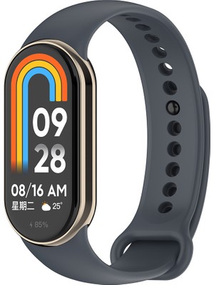 ZORE Xiaomi Mi Band 9 Serisi Klasik Kordon Silikon Strap KAYIŞ-GRI-8680436808313-TCHS110760