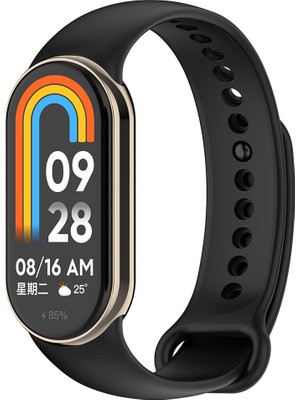 ZORE Xiaomi Mi Band 9 Serisi Klasik Kordon Silikon Strap KAYIŞ-SIYAH-8680436808276-TCHS110783