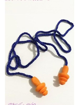 Gampus Özel Kulak Tıkacı İpli Gece Uykusu Ses Gürültü Geçirmez Tıkaç