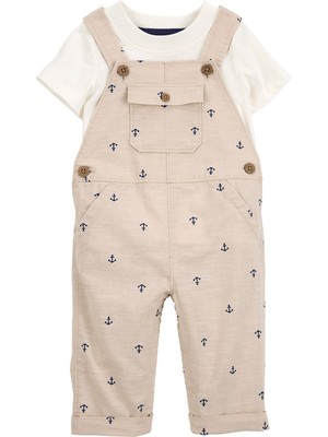 Carter's Erkek Bebek Salopet Set 2'li Paket