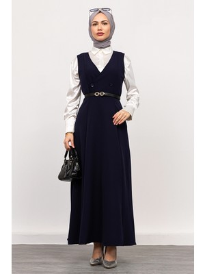 İlkimay.com Erves Düğmeli Jile 1399 - Lacivert