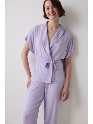 Penti Lana Lila Pantolon Pijama Takımı