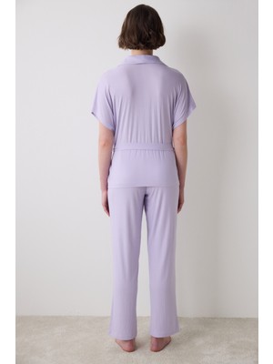 Penti Lana Lila Pantolon Pijama Takımı