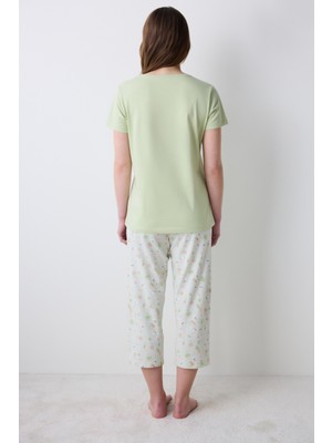 Penti Gardening Kapri Açık Yeşil Pijama Takımı
