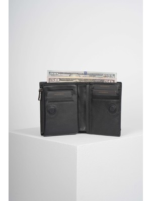 Watch of Royal ROWLING SİYAH HAKİKİ DERİ CÜZDAN