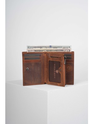 Watch of Royal ROWLING CRAZY TABA HAKİKİ DERİ CÜZDAN