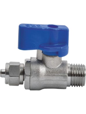 Aqua Bella Su Arıtma Cihazı İçin Metal Mini Hat Alma Vanası Küresel Vana