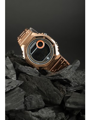 Watch of Royal LED WOX ROSE GOLD KOL SAATİ