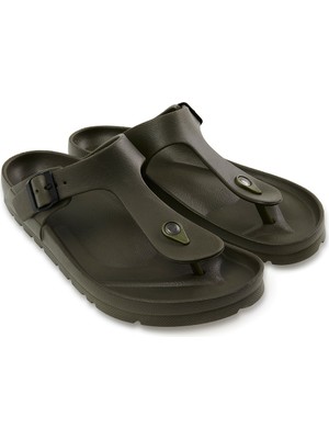 Twigy Jude Kadın Parmak Arası Terlik Haki 37/41