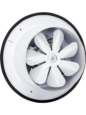 BVN Bahçıvan 16 cm BB 160 32 watt 450 m3/h 2500 DD 220/230 volt Monofaze Aksiyel Baca Aspiratörü Fanı