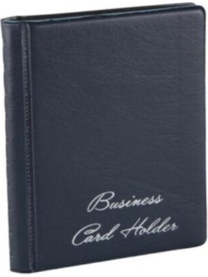 Kartvizit Albümü 2 Sıralı 80 Kartlık Business Card Album 11X13,5 cm. Lacivert