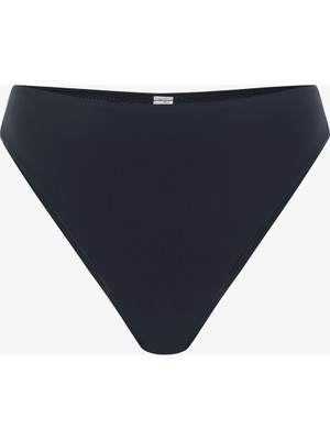 Siyah Yüksek Bel Slip Bikini Altı