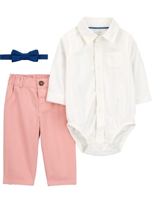 Carter's Erkek Bebek Body Pantolon Set 3'lü Paket