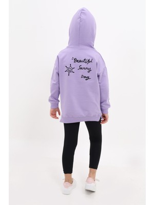 Toontoy Kız Çocuk Nakışlı Taytlı Takım