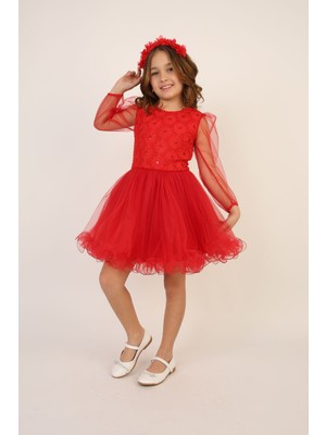 Kız Çocuk Elbise 23 Nisan 29 Ekim 10 Kasım 19 Mayıs Gösteri Kıyafetleri