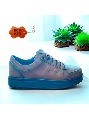 Johan Scarpe Js Erkek    Deri , Sneaker Ortapedik Ayakkabı Taba Kahve / Casual Man Tanjs03