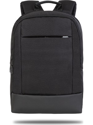 Classone BP-TW1500 TwinColor Serisi  WTXpro Su Geçirmez Kumaş  15,6"  Laptop Notebook Sırt  Çantası - Siyah-
