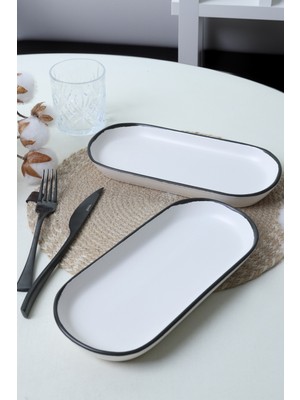 Keramika Simply Noyan Kayık Tabak 26 cm 2 Adet 19985