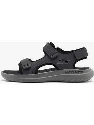 Skechers Bounder 2.0 Sandal - Thutton Erkek Gri Sandalet 232893 Char