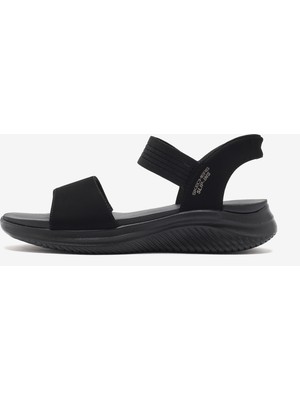 Skechers Ultra Flex 3.0 - Summerville Kadın Siyah Sandalet 119804 Bbk
