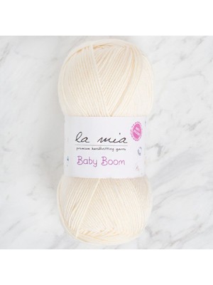 La Mia Baby Boom Krem El Örgü Ipi - 25 - 34107