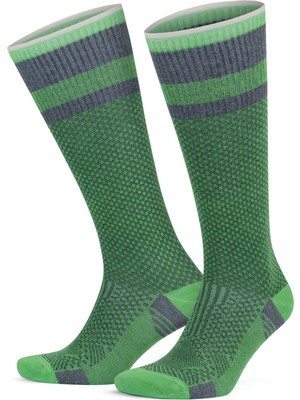 Gowith Bambu Dikişsiz Renkli Diz Boyu 15-20 mm Hg Basınçlı Kompresyon Çorap 3596