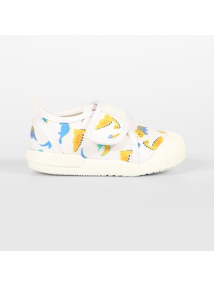 Vicco Rent Iı Desenli Erkek Bebek Beyaz Günlük Ayakkabı