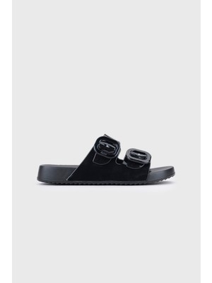 Igor Habana Brillo Kadın Siyah Rugan Terlik S10334-002