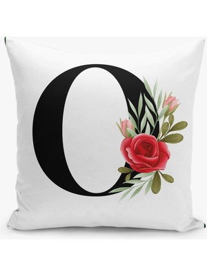 Filamente Çift Taraflı Sevgililer Günü Valentine's Day Desenli Dijital Baskı Kırlent Kılıfı