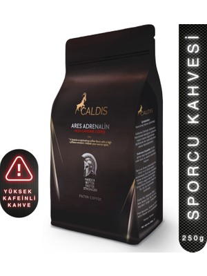 Caldis®  Ares Adrenalin™ 250 gr Yüksek Kafeinli Pre-Workout Sporcu Kahvesi