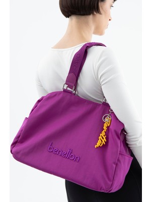 Benetton Kadın Kol Çantası BNT1483 Mürdüm