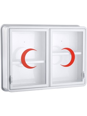 Iş Yeri Ecza Dolabı - Iki Kapaklı Plastik