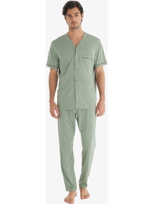 Blackspade Erkek Pijama Takımı 40704 - Yeşil