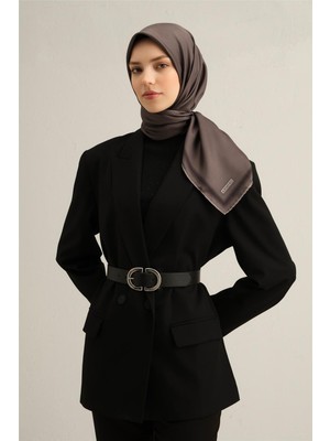 Armine Klasik Desenli Saf İpek Twill Eşarp 9356D 36
