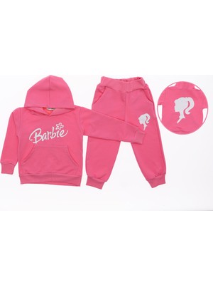 Crassi Kız Çocuk Eşofman Takım Barbie Baskılı