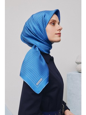 Armine Klasik Desenli Saf İpek Sura Eşarp 9348D 50