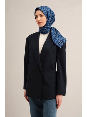 Armine Klasik Desenli Saf İpek Sura Eşarp 9327 57