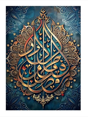 Beni Anın Ki, Ben De Sizi Anayım. Bakara Suresi Modern Ahşap Tablo