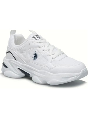 U.s.polo Assn. Bob Kadin Ayakkabi - Beyaz Lacivert Mavi