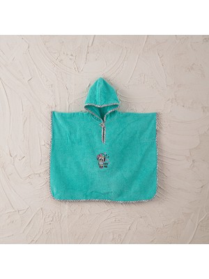Ecocotton Melodica Bebek Panço %100 Organik Pamuk Nakışlı Mint 2-5 Yaş